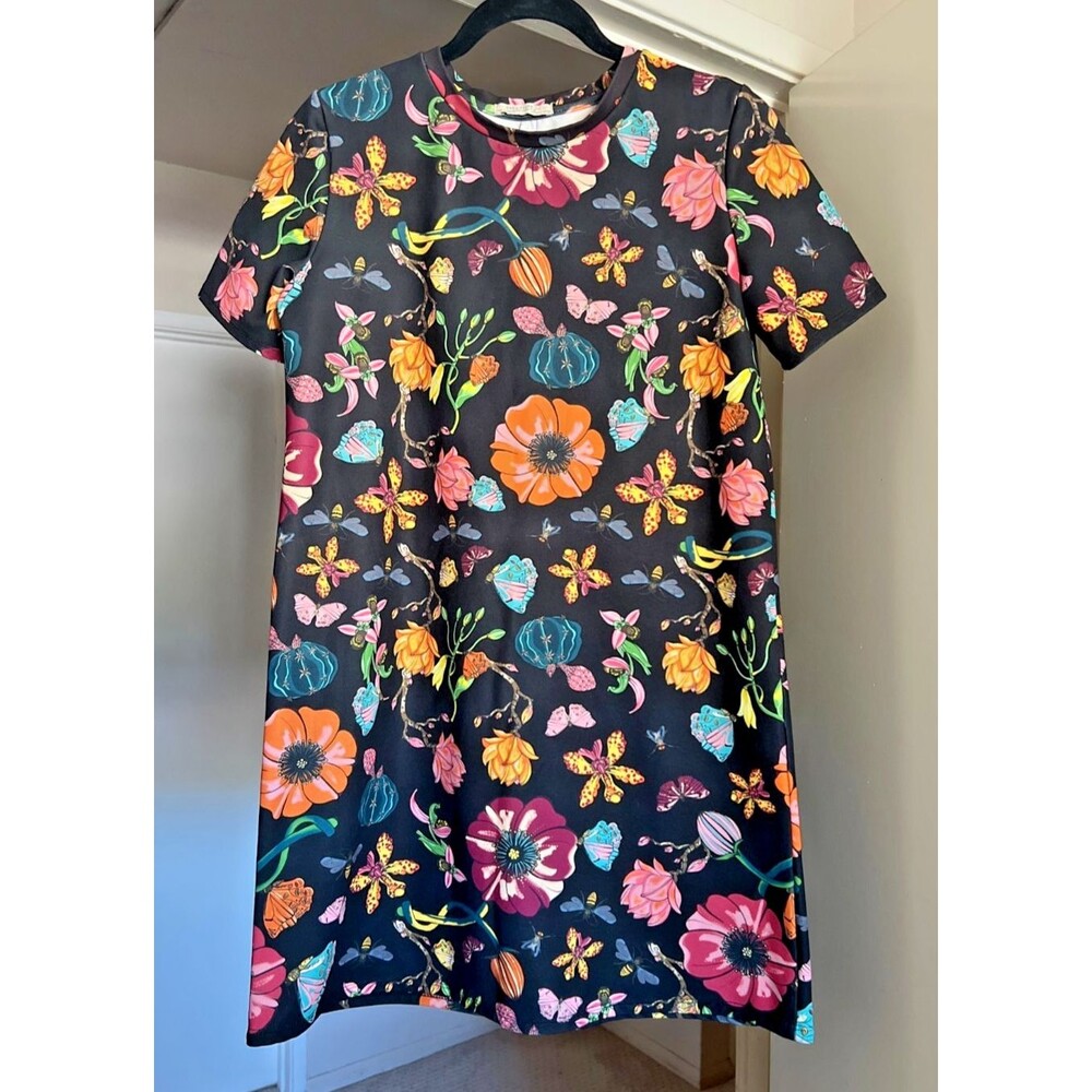 Zara Trafaluc Floral Shift Dress Size S